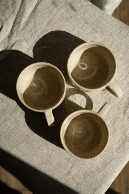 White Sand Speckled - Stoneware Mug