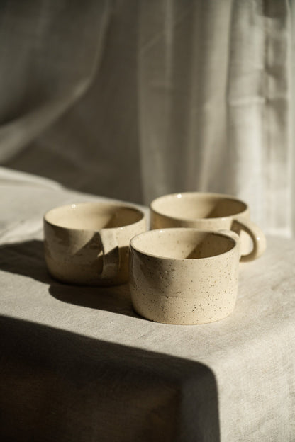 White Sand Speckled - Stoneware Mug
