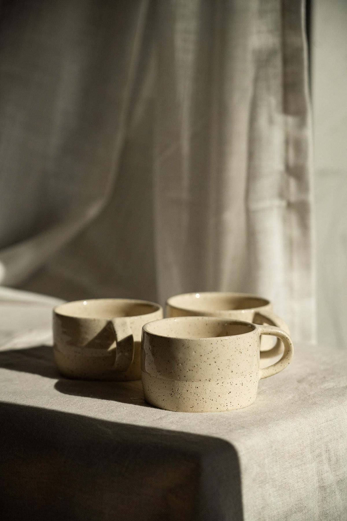 White Sand Speckled - Stoneware Mug