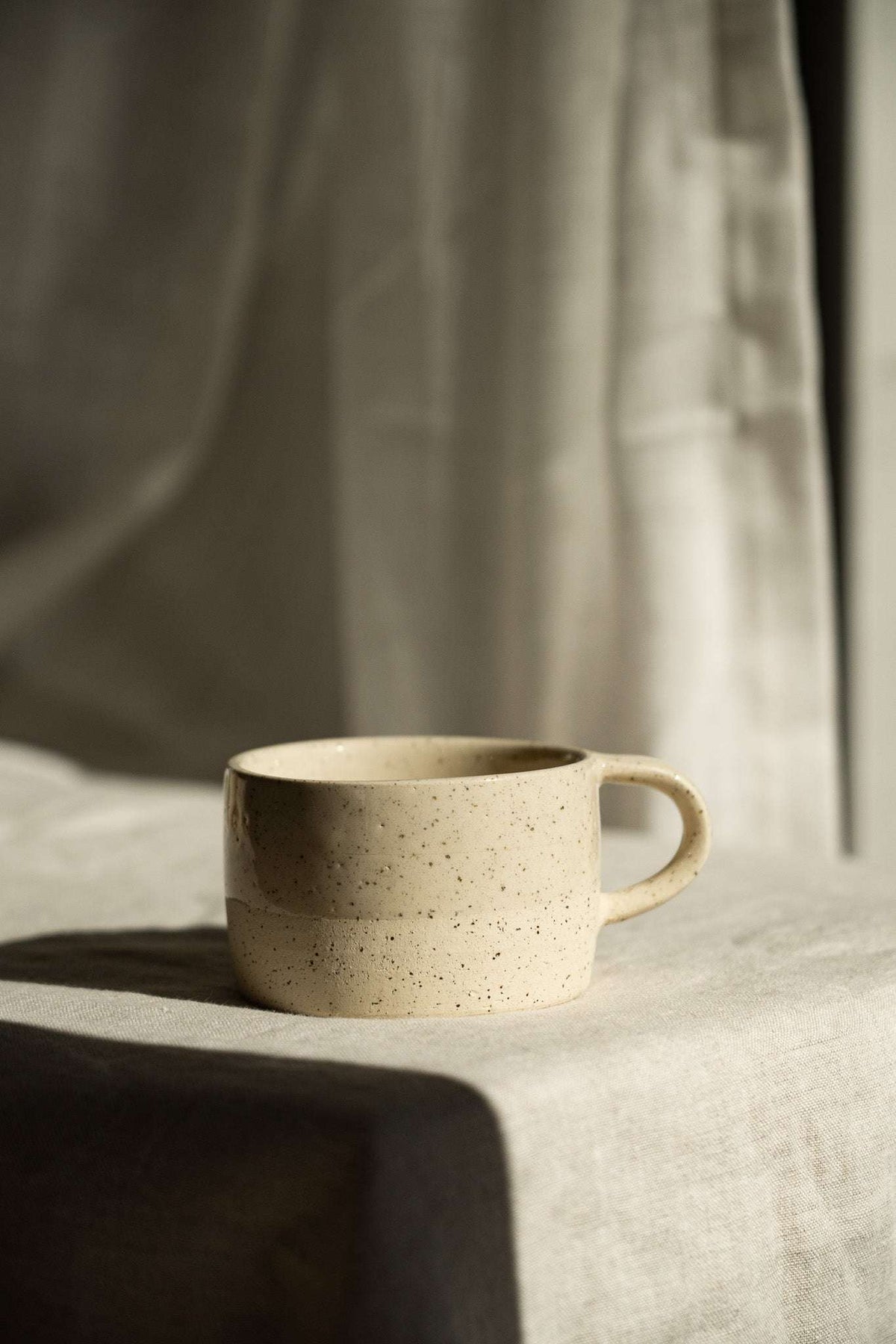White Sand Speckled - Stoneware Mug