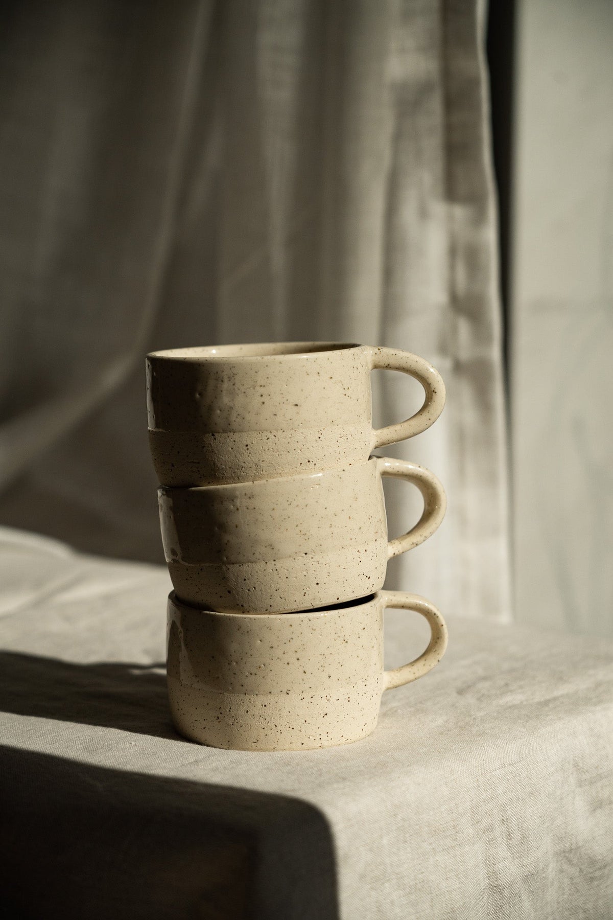 White Sand Speckled - Stoneware Mug