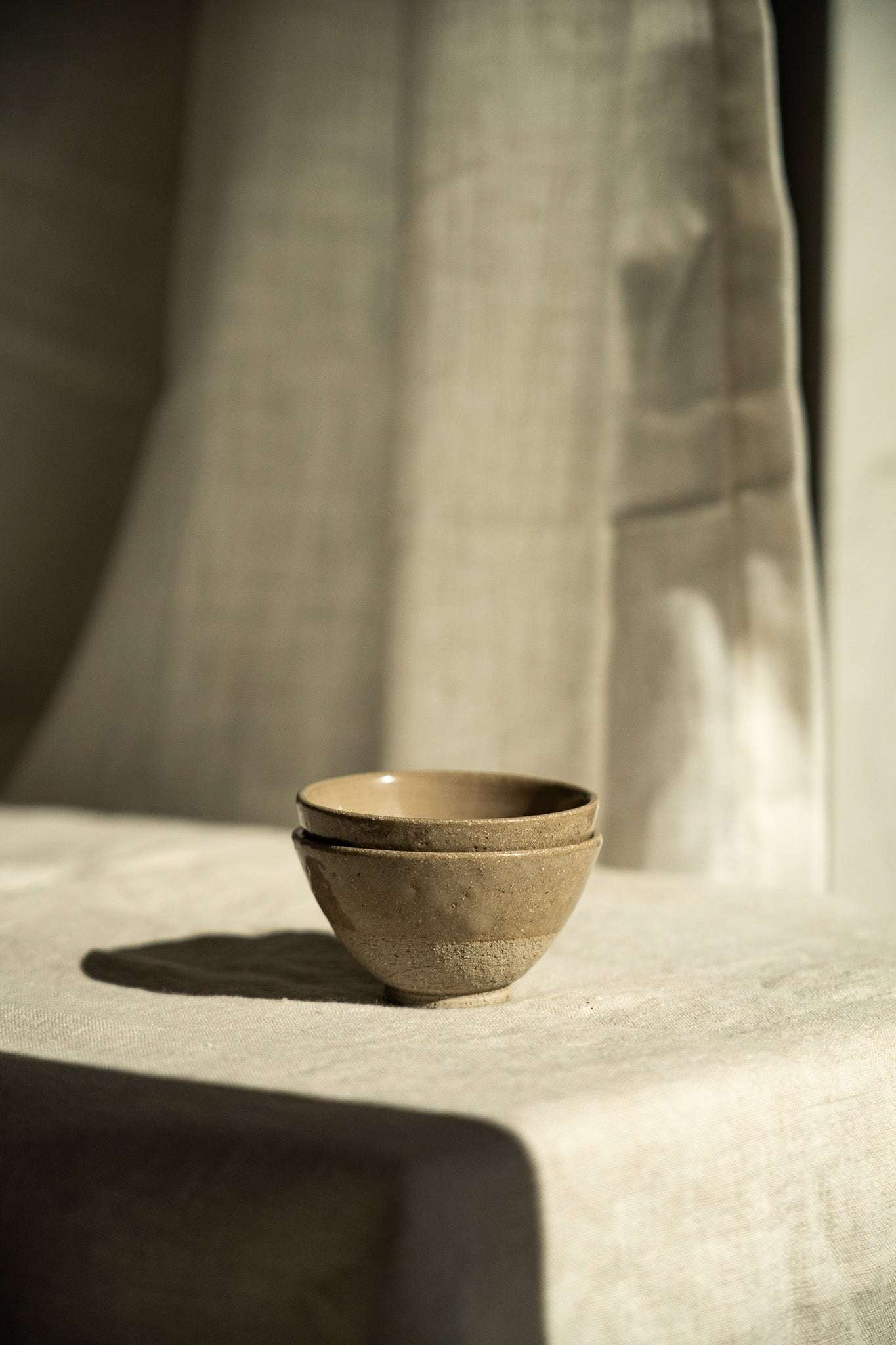 Gray w/ Speckles - Stoneware Small Teacup