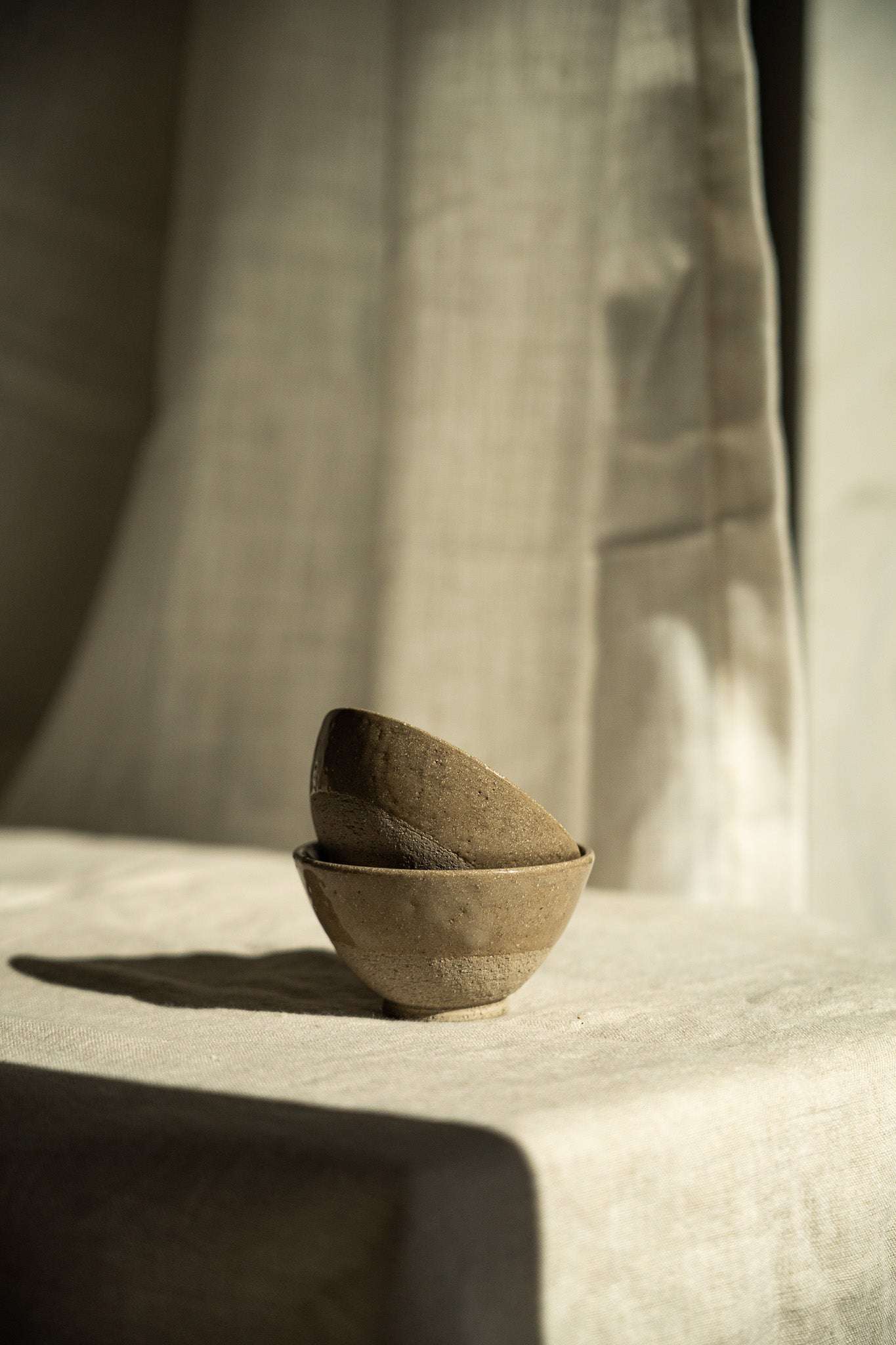 Gray w/ Speckles - Stoneware Small Teacup