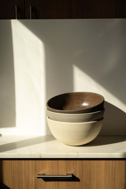 Pumpernickel - Stoneware Large Fruit Bowl