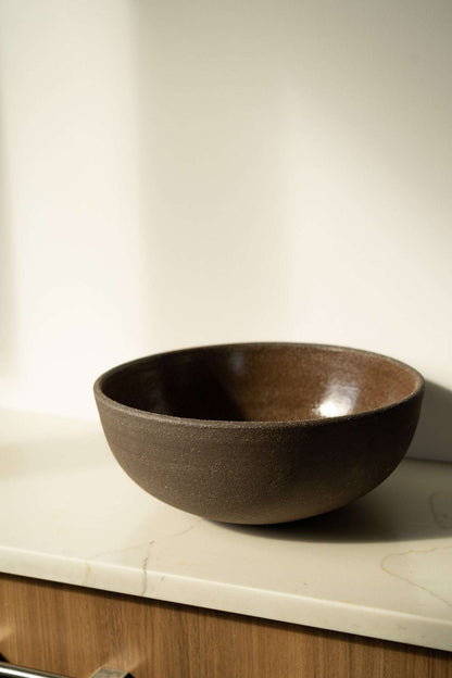 Pumpernickel - Stoneware Large Fruit Bowl