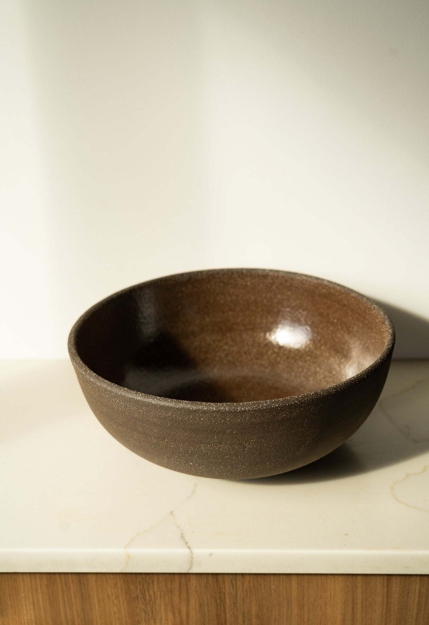 Pumpernickel - Stoneware Large Fruit Bowl