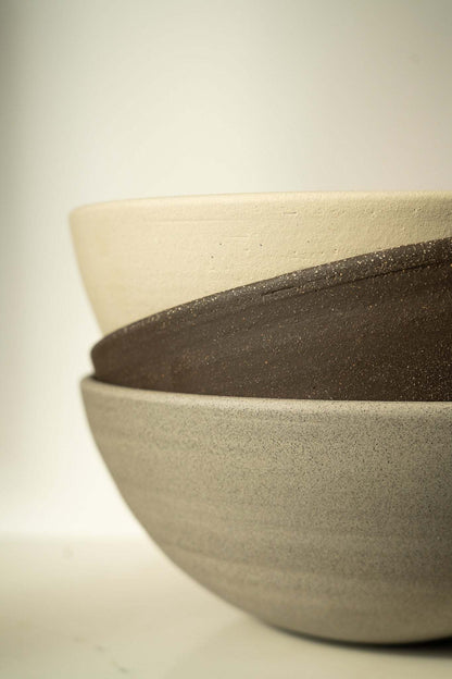 Pumpernickel - Stoneware Large Fruit Bowl
