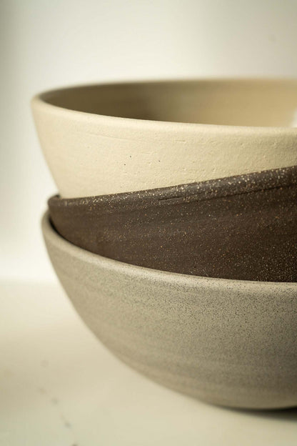 Pumpernickel - Stoneware Large Fruit Bowl