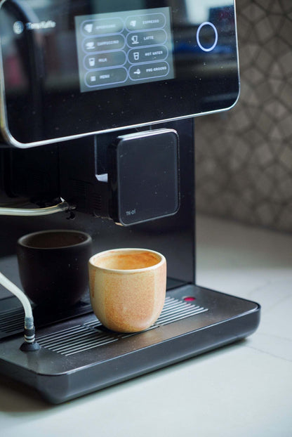 Beige - Stoneware Espresso Coffee Cup