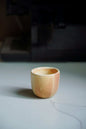 Beige - Stoneware Espresso Coffee Cup