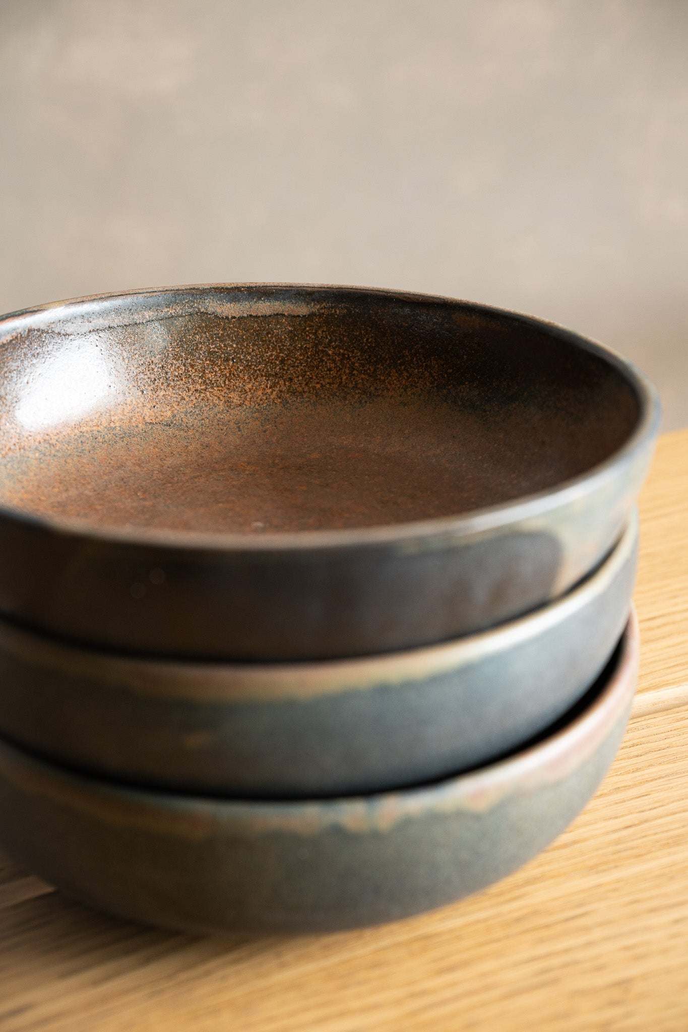 Rust - Stoneware Pasta Bowl