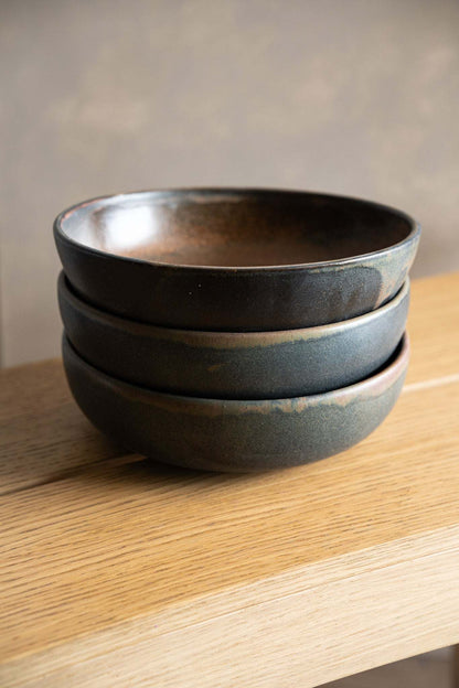 Rust - Stoneware Pasta Bowl