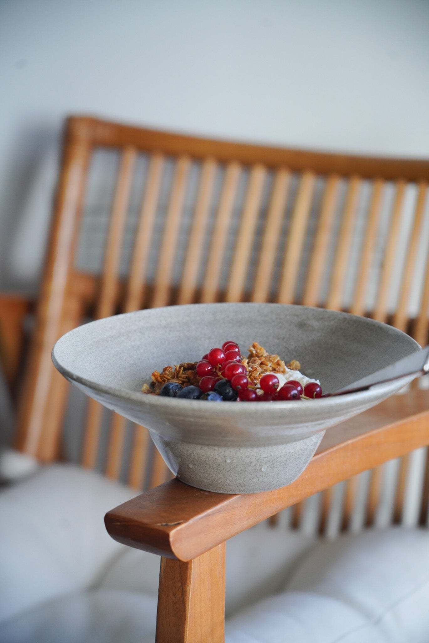 Concrete - Stoneware Straw Hat Shape Plates