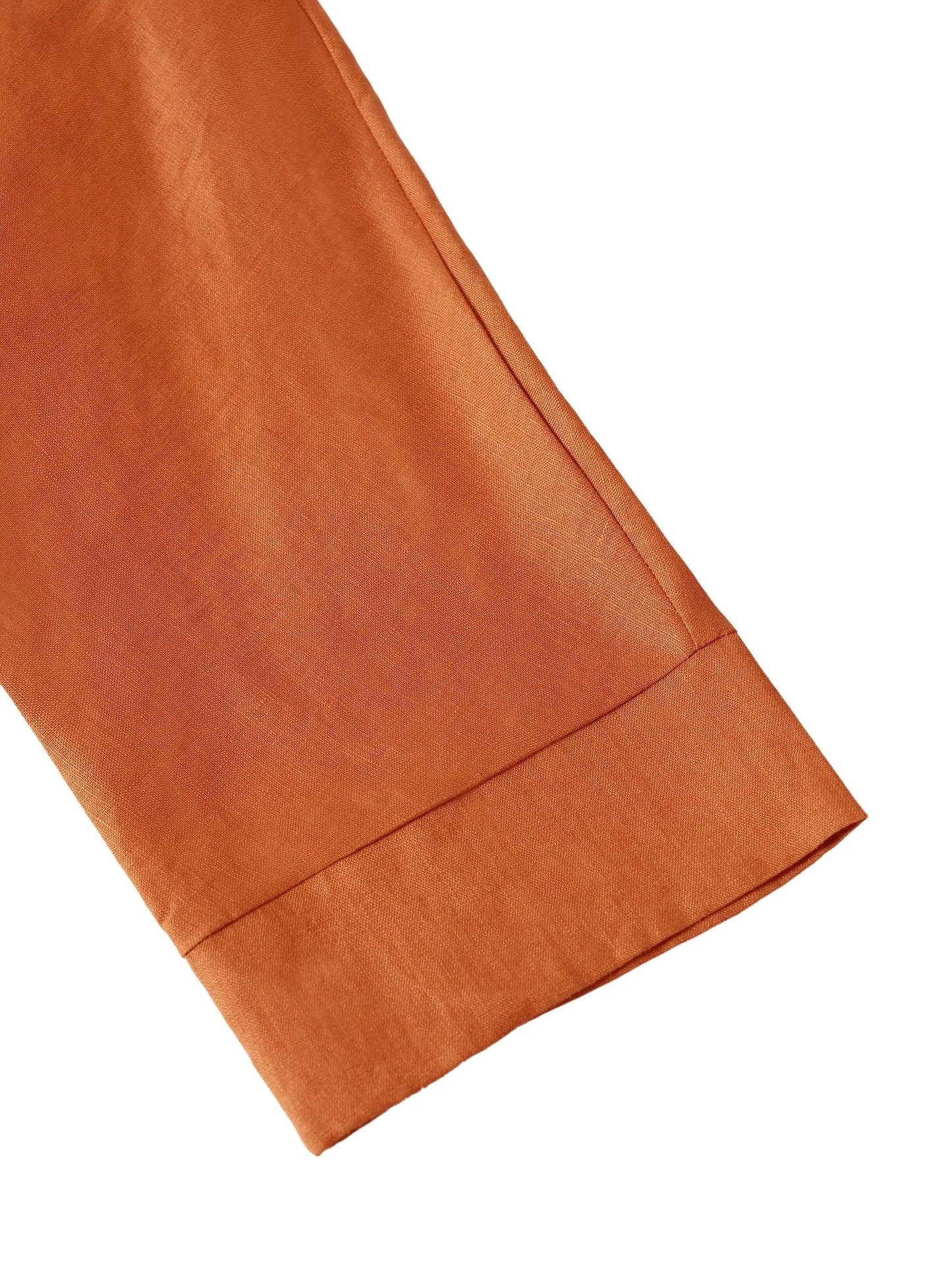 TRISTAN Dropped Collar Long-Sleeve Top