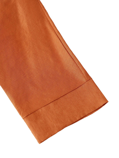 TRISTAN Dropped Collar Long-Sleeve Top