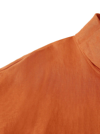 TRISTAN Dropped Collar Long-Sleeve Top