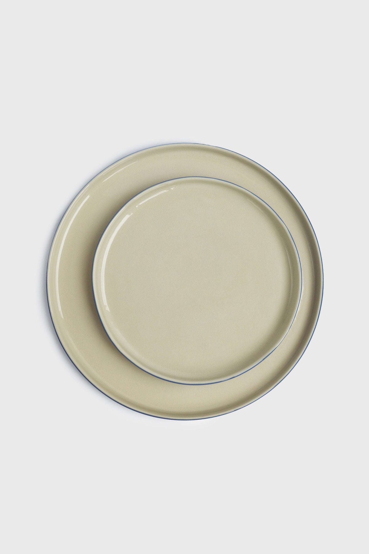 Forget-me-not/Chocolate Blue - Porcelain Dinner Plates