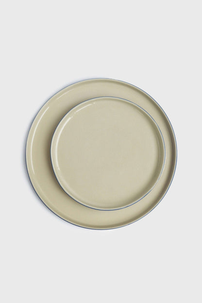 Forget-me-not/Chocolate Blue - Porcelain Dinner Plates