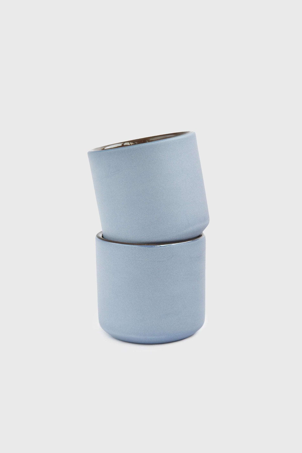 Forget-me-Not/Chocolate Blue - Porcelain Coffee Cup.