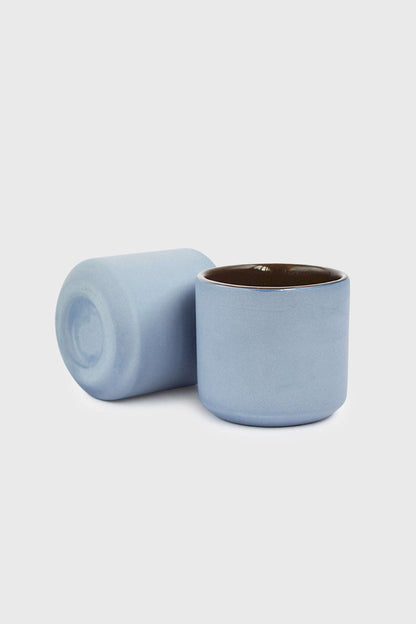 Forget-me-Not/Chocolate Blue - Porcelain Coffee Cup.