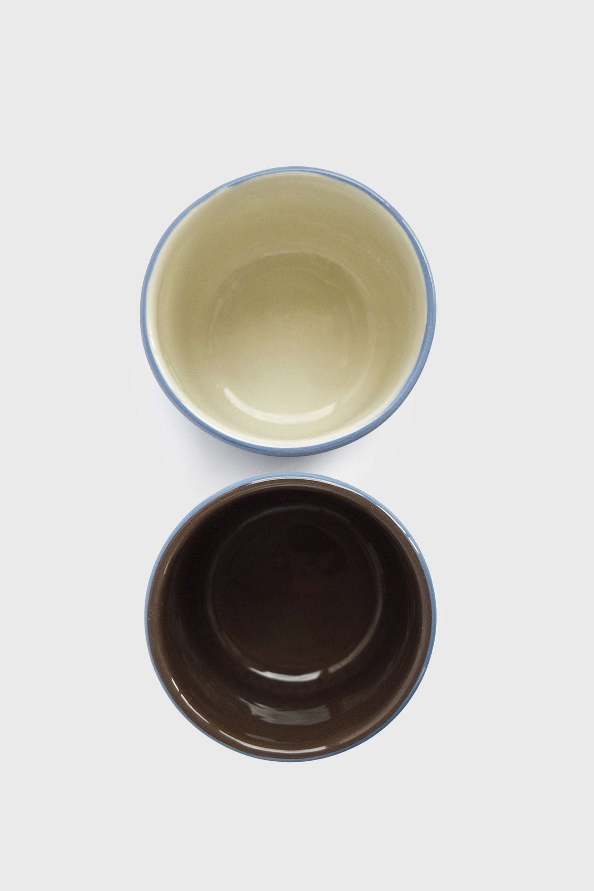 Forget-me-Not/Chocolate Blue - Porcelain Coffee Cup.