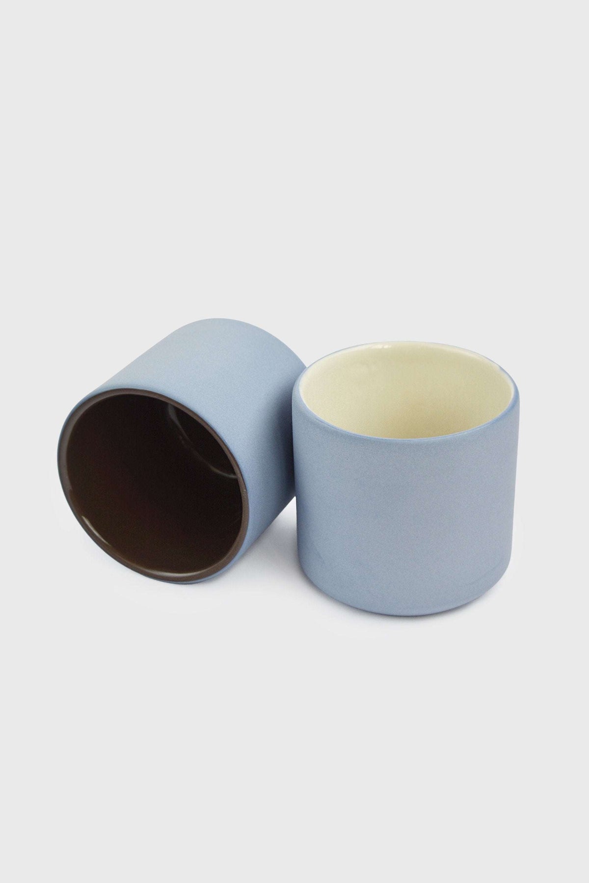 Forget-me-Not/Chocolate Blue - Porcelain Coffee Cup.
