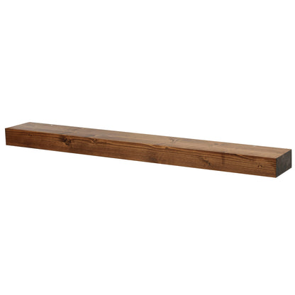Mantel Shelf Smooth Solid Floating Timber Fireplace