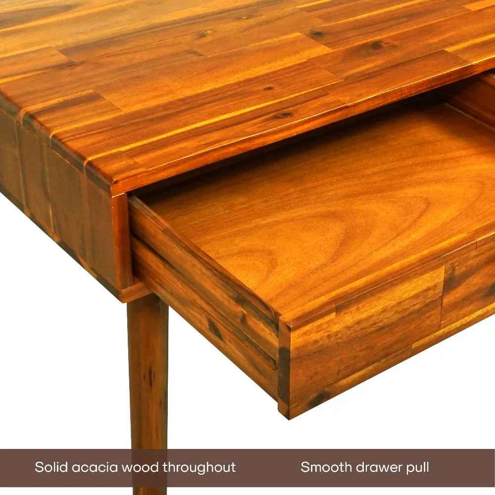 Lagom Solid Acacia Wood Desk
