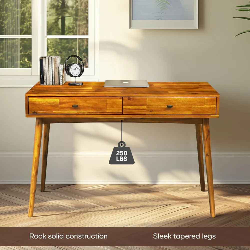 Lagom Solid Acacia Wood Desk