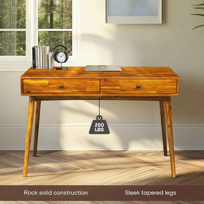 Lagom Solid Acacia Wood Desk