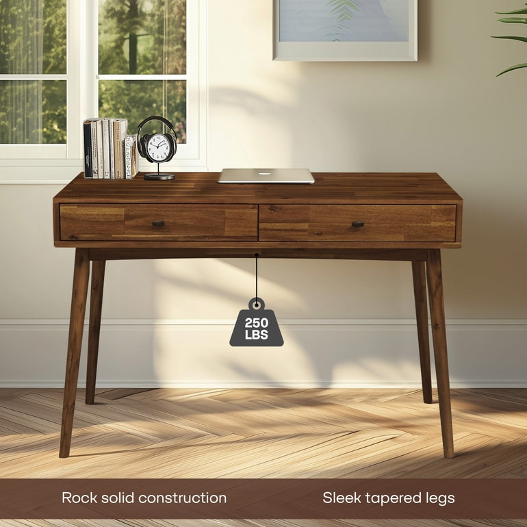 Lagom Solid Acacia Wood Desk