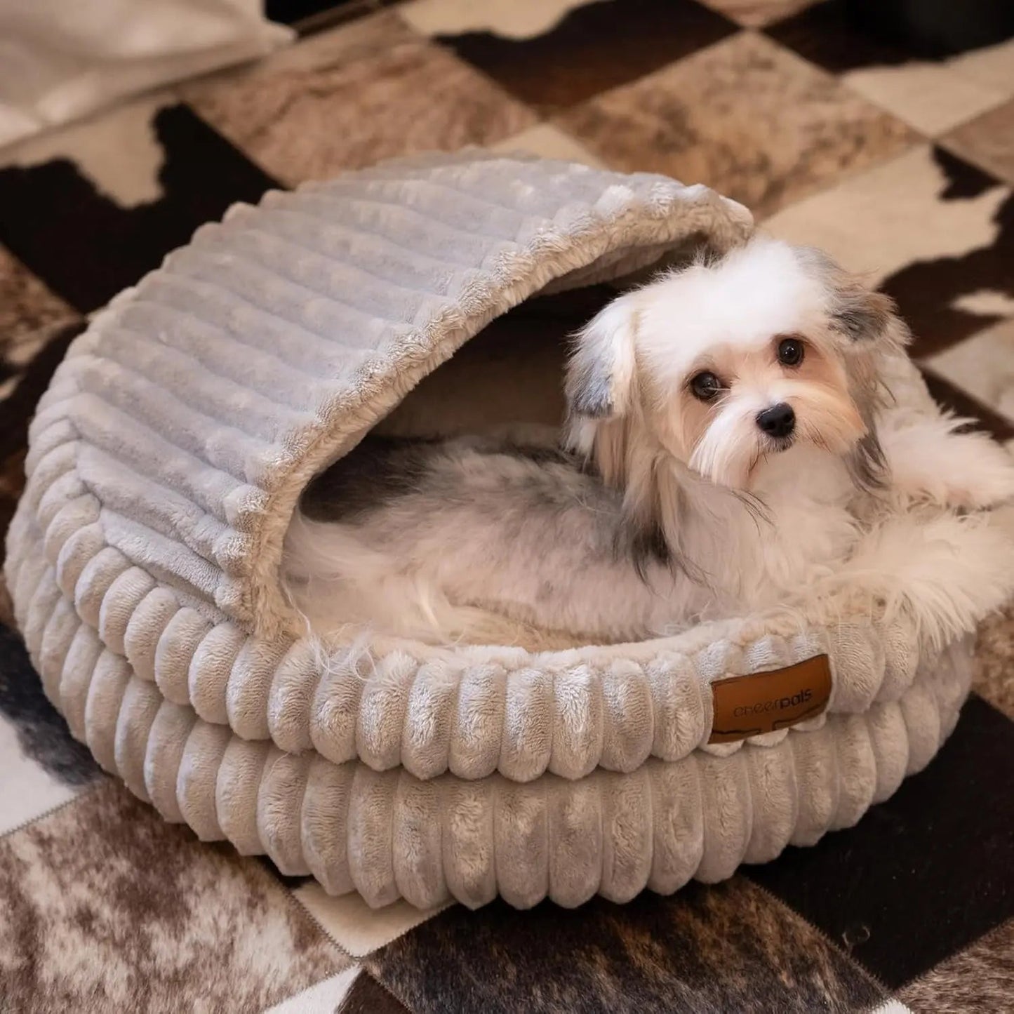 Fluffy Round Soft Pet Bed