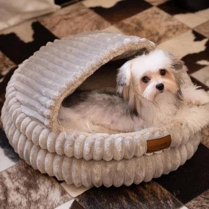 Fluffy Round Soft Pet Bed