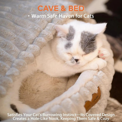 Fluffy Round Soft Pet Bed
