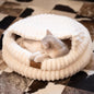 Fluffy Round Soft Pet Bed