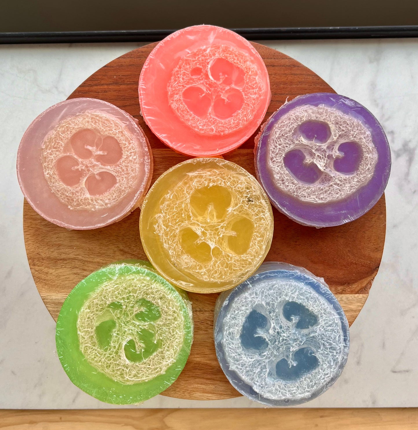 Loofah Soap Bar – Mystical Sea | Exfoliating Vegan Soap