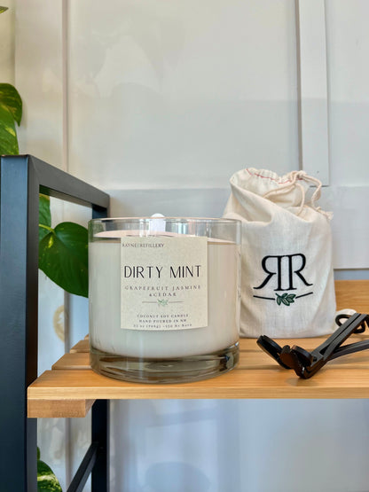 Dirty Mint - Coconut Soy Wax Candle