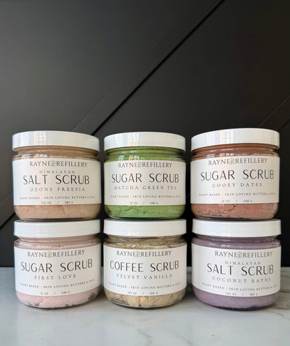 Gooey Dates Whipped Sugar Scrub - Caramel Vanilla Exfoliating Body Scrub