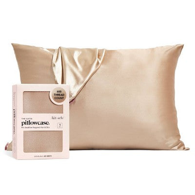 Kitsch Champagne Satin Standard Pillowcase