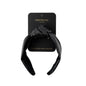Kristin Ess The Luxe Vegan Leather Headband Black - Imperfect Box