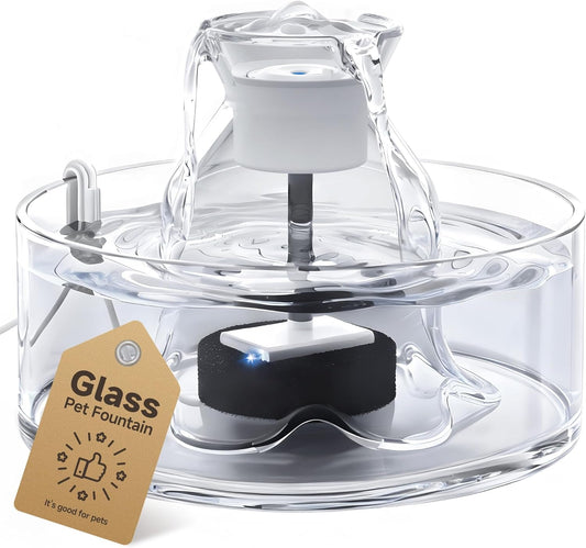 Ultra Quiet Glass Water Fountain
