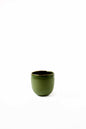Green w/ Gold Rim - Porcelain Espresso Cup