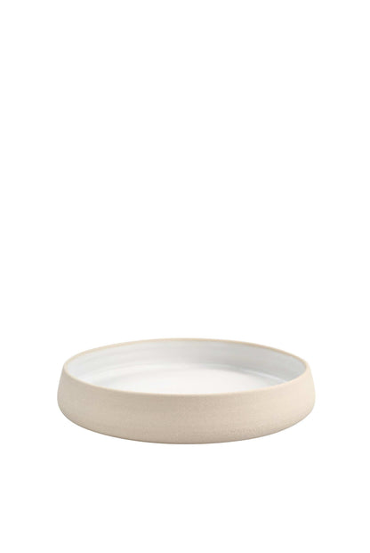 Stoneware Dinner Plates with High Sides