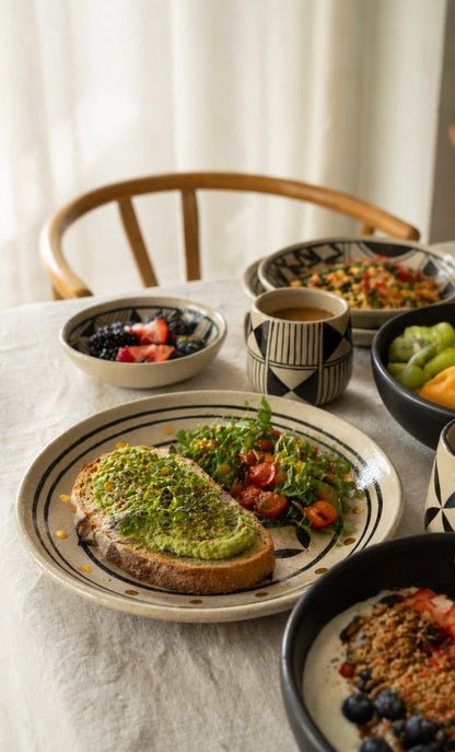Heritage Collection - Hand Painted Stoneware Salad Plate