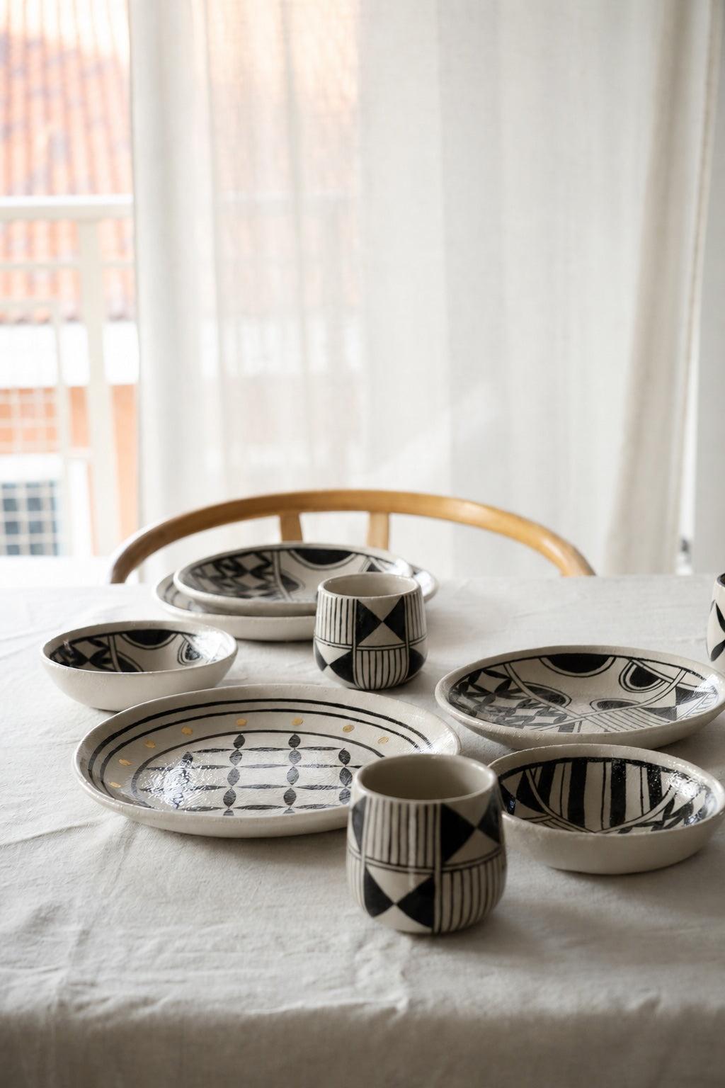 Heritage Collection - Hand Painted Stoneware Salad Plate