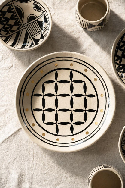 Heritage Collection - Hand Painted Stoneware Salad Plate