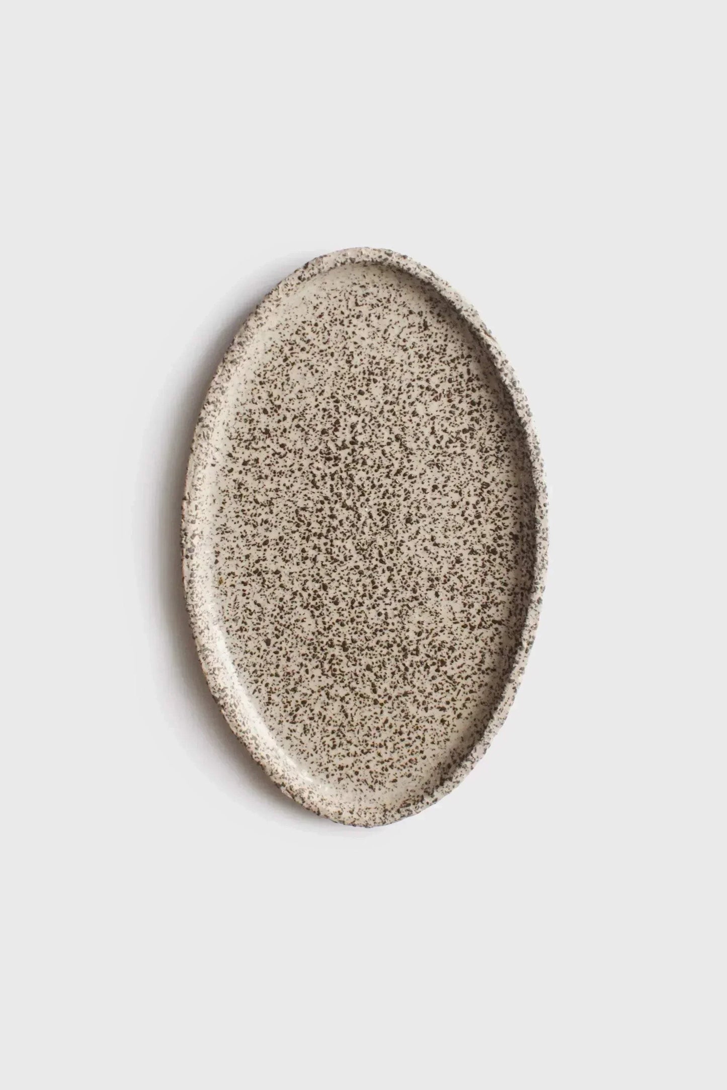 Oats - Stoneware Oval Large Serving Platter
