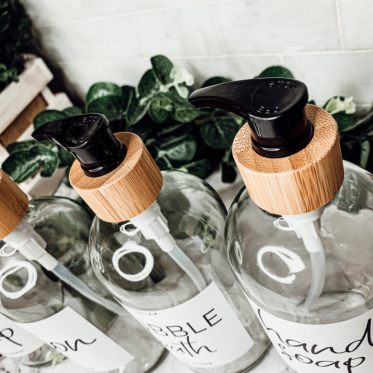 16oz Clear Glass Boston Round Bottle