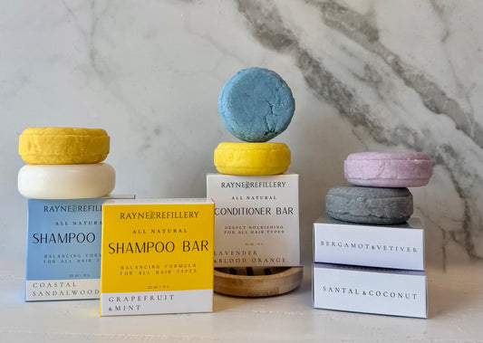 Solid Shampoo Bar – Zero Waste Natural Hair Care | 4 Scents