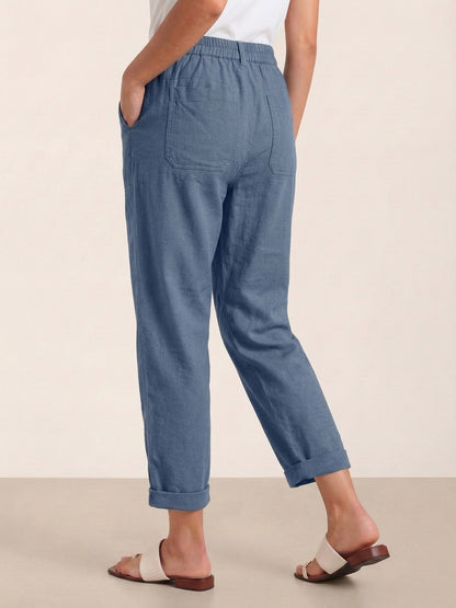 HEIDI Simple Button Fly Trousers
